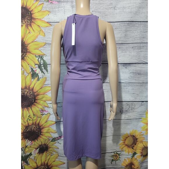 Susana Monaco x Revolve  Wrap Front Top and Bottom Dress Plum Size M NWT - Picture 9 of 9